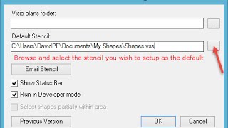 Celebrity Visio Open Stencil Profile