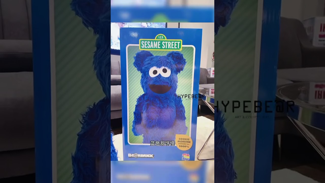 BE@RBRICK COOKIE MONSTER Costume 1000％