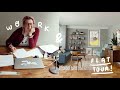 weekly vlog: working, cleaning and flat tour