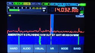 DECODING MORSE CODE ON 20M - MACHILITE DSP SDR RECEIVER 9-16-2021