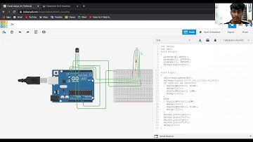 2e temperature sensor to rgb led