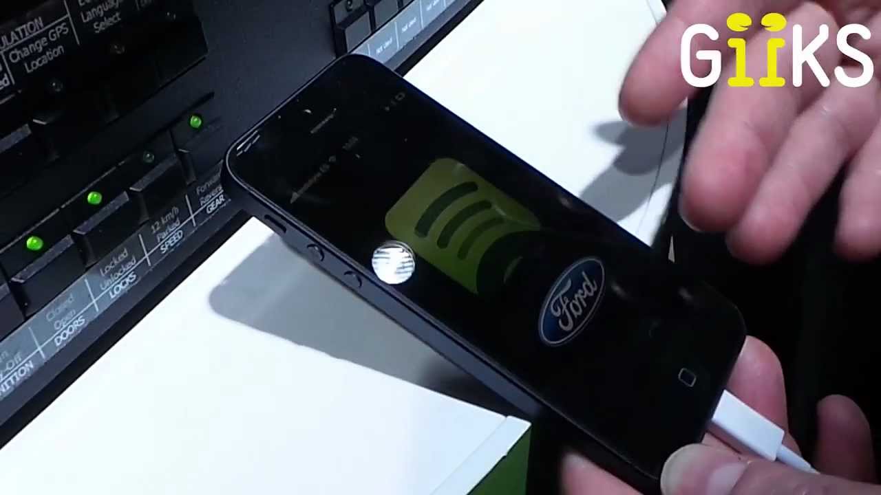 Ford sync applink spotify kaliki demo mwc13 youtube