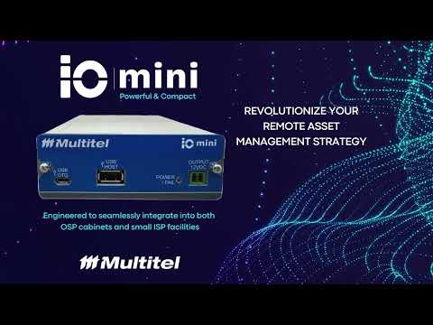 iO mini: Multitel's most compact RTU for OSP, Wireless and small ISP facilities. - video from Multitel