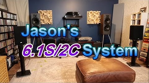 6.1S/2C system.  6 Speakers and 1 Sub Woofer playing standard 2 channel stereo music.