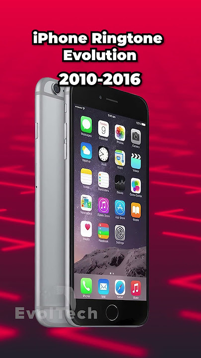 Evolution of iPhone Ringtone (2007-2023)