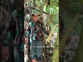 Harvesting GIANT Bamboo Shoots Deep in the Jungle! 🌿🔪 #Shorts