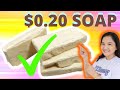 Recycled Oil Soap | Used Cooking Oil Soap Making | $0.20 Cheapest Soap | D' Clumsy Soaper
