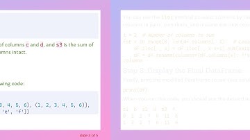 Efficiently Summing Columns in Pandas DataFrame: Step-by-Step Tutorial