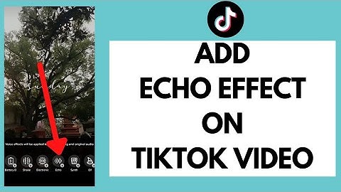 How To Add Echo Effect On TikTok (2022) | Voice Effects on TikTok
