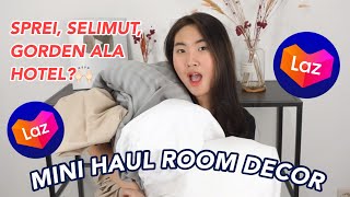 MINI HAUL ROOM DECOR PART.1 : Selimut, Gorden, Sprei ala hotell!!✨❤️ TERMURAH!