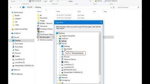 Copying Files or Folders | Computer Training | Periwinkle
