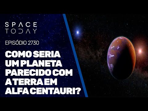 COMO SERIA UM PLANETA PARECIDO COM A TERRA EM ALFA CENTAURI?