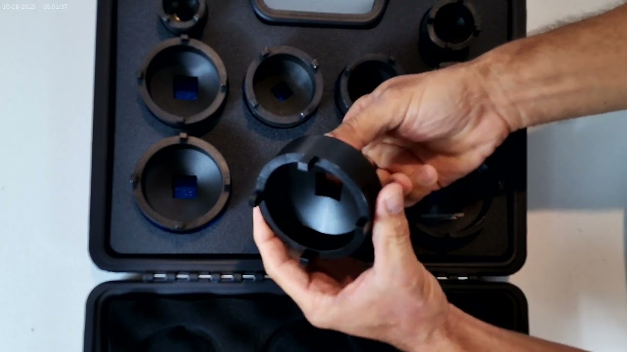 13-PC Grooved Lock Nut Socket Set — quick and safe bolt removal.