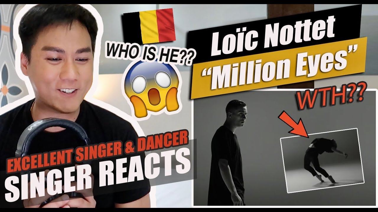Loïc Nottet - Million Eyes (Official Video) | SINGER REACTION