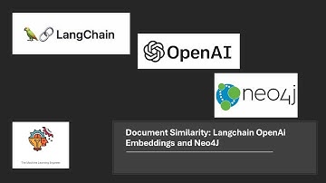 Document Similarity: Langchain OpenAi Embeddings and Neo4J #machinelearning  #datascience