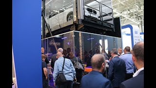 SERAPID produces full scale mockup of car lift for Interlift 2019