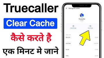 Truecaller clear cache kaise karen | How to clear cache Truecaller app