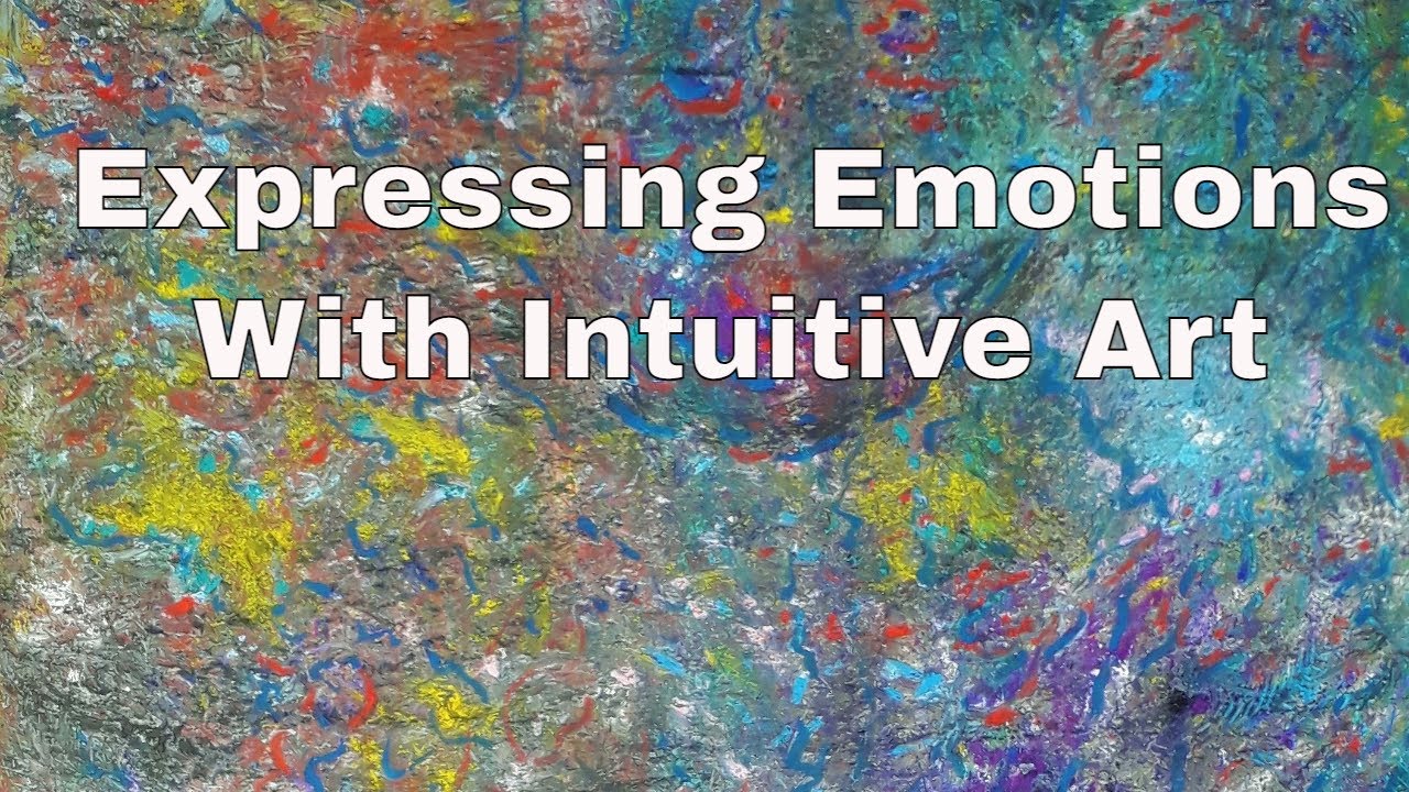Expressing Emotions With Intuitive Art - oil pastel painting on A2 ...