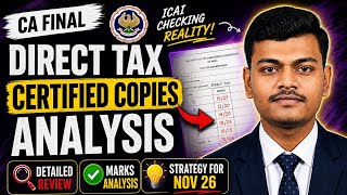 My CA Final DT Certified Copies Review | ICAI Checking Reality 😳|DT Certified Copy Breakdown |