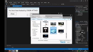 Fake virus on Visual Studio for Desktop 2013