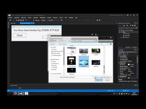 Fake virus on Visual Studio for Desktop 2013