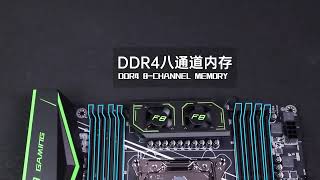 Motherboard Huananzhi X99 F8 DDR4 8 SLOT MEMORY