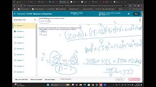 Standard Deviation and Variance (statcrunch)