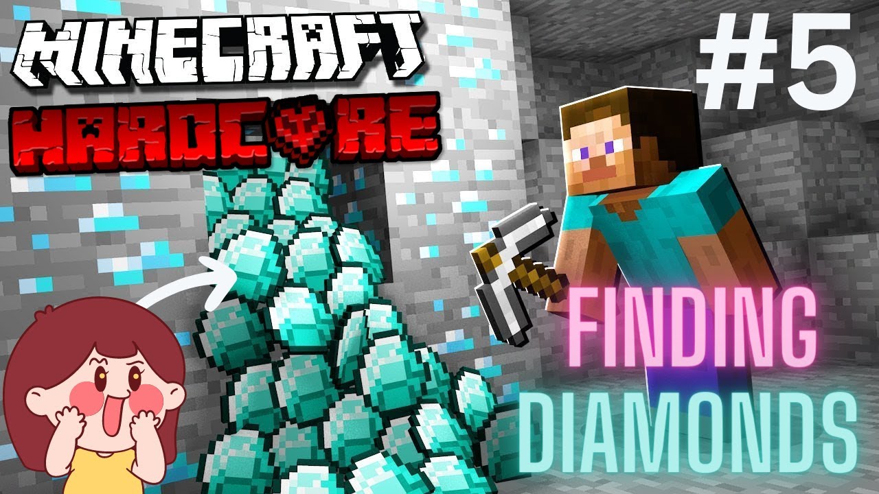 Finding Diamonds 😲😨🤯| Minecraft Hardcore Episode 5 | #5 - YouTube