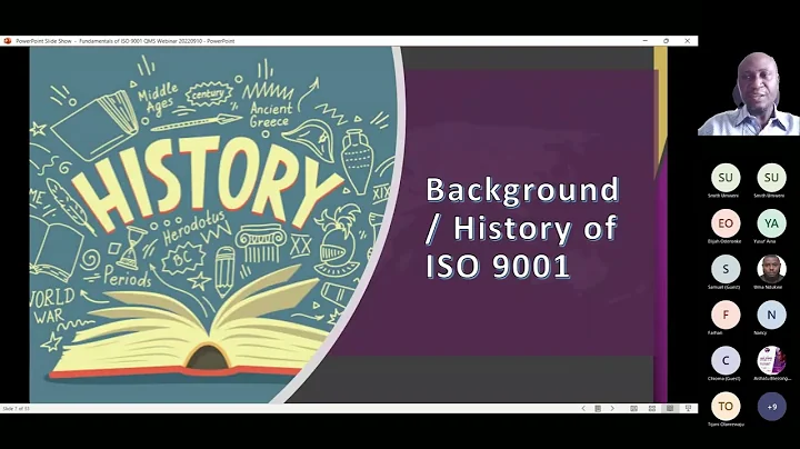 Overview of ISO 9001 Webinar