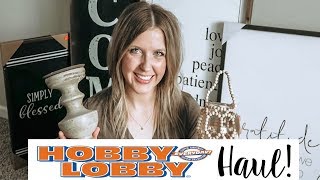HOBBY LOBBY HAUL | EVERYTHING 75% OFF! | HOBBY LOBBY CLEARANCE 2019