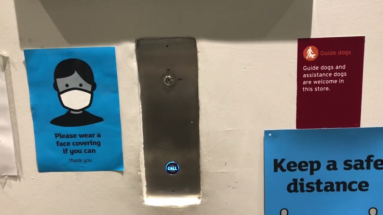 Lifts in Orpington outside the shopping centre