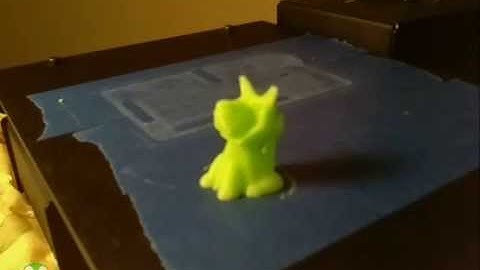 Octopi time-lapse of 3D print