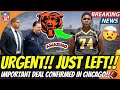 JUST HAPPENED!! LOOK AT THIS DEAL!! NOW IN CHICAGO!! FRESH NEWS!! Chicago Bears News Today