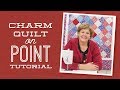 Make a Charm Quilt on Point with Jenny!