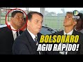 Segurança de Bolsonaro se assusta e Bolsonaro age rápido!