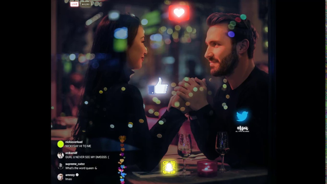 Glow Effect on Photoshop With social media Icons