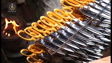 How Quality Scissor Are Made | professional tailor scissors making process.