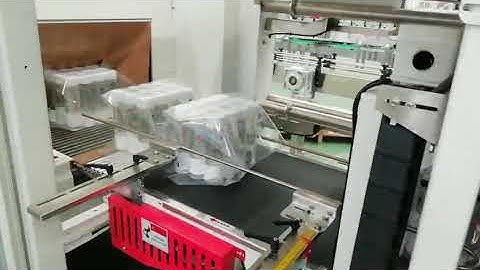 GH 6030AHS+SF 6040E high speed group shampoo shrink wrapping machine