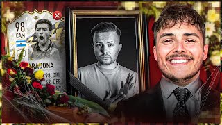 R.I.P. ☠️☠️ MARADONA ICON Moments Squad Builder Battle ⭐️ FIFA 22