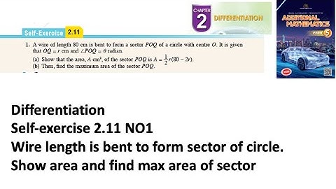 Differentiation self-exercise 2.11 Q1 pembezaan latihan kendiri 2.11 form 5 add maths kssm spm