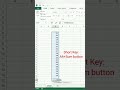 Use this Trick #excel #excelshortcuts #video #viral #viralshorts #shorts #shortvideo #shortsvideo