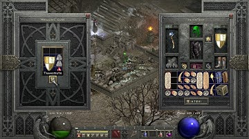 Diablo II Resurrected - Socketing a White Monarch with the Horadric Cube - D2R - Diablo 2