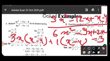 Rational expression 01 [Mathematics]. ||Polytechnic Entrance Exam 2022||