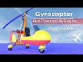 How gyroplanes fly  3d animation