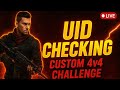 🔴 Live 🔴 Uid check ✅ costom chellenge ✅ with subscriber Nipon gaming Live