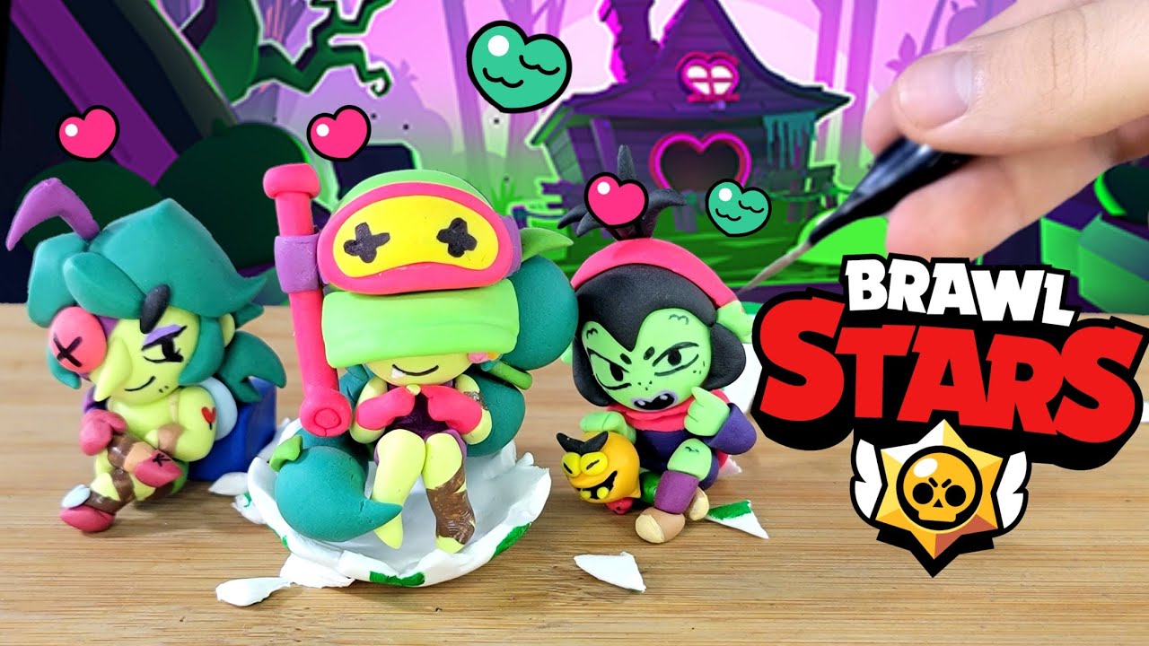 BABY ALLI,  BABY ANGELO & BABY WILLOW MAKING CLAY 🦟🐊🦎- Brawl Stars clayart