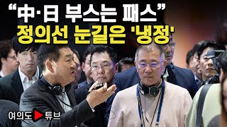 [여의도튜브] “中·日 부스는 패스” 정의선 눈길은 '냉정' / 머니투데이방송