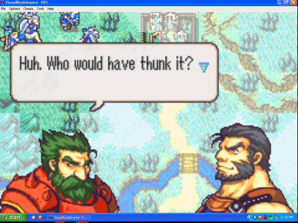 Dozla talk Garcia support C Fire Emblem 8 VBA