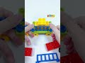 Big building blocks and small assembly the cute educational toy truck is coming can you put it t