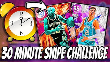 30 MINUTE SNIPE CHALLENGE!! WE MADE SO MUCH MT!!